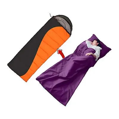 115*210cm blue Household anti dirty sleeping bag, portable liner, ultra-light hotel travel sleeping bag AZ21594