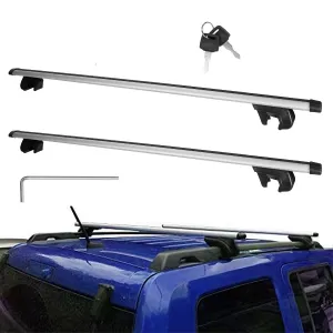 2-Pieces: Car Roof Top Crossbar Rack