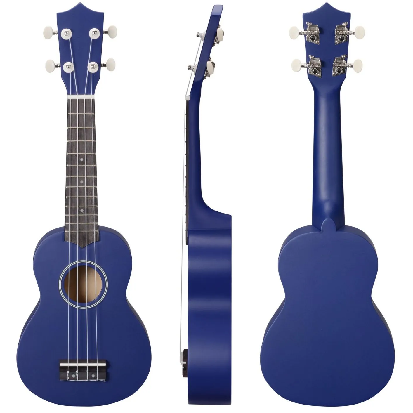 21" 4 String Ukulele Hawaiian Guitar Concert Music Show Talent Gift w/ Bag Tuner Dark Blue