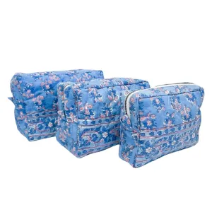 3 Piece Travel Bags in Blue