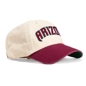 47 Brand Arizona Diamondbacks Cleanup Adjustable Hat - Stone, Sedona Red