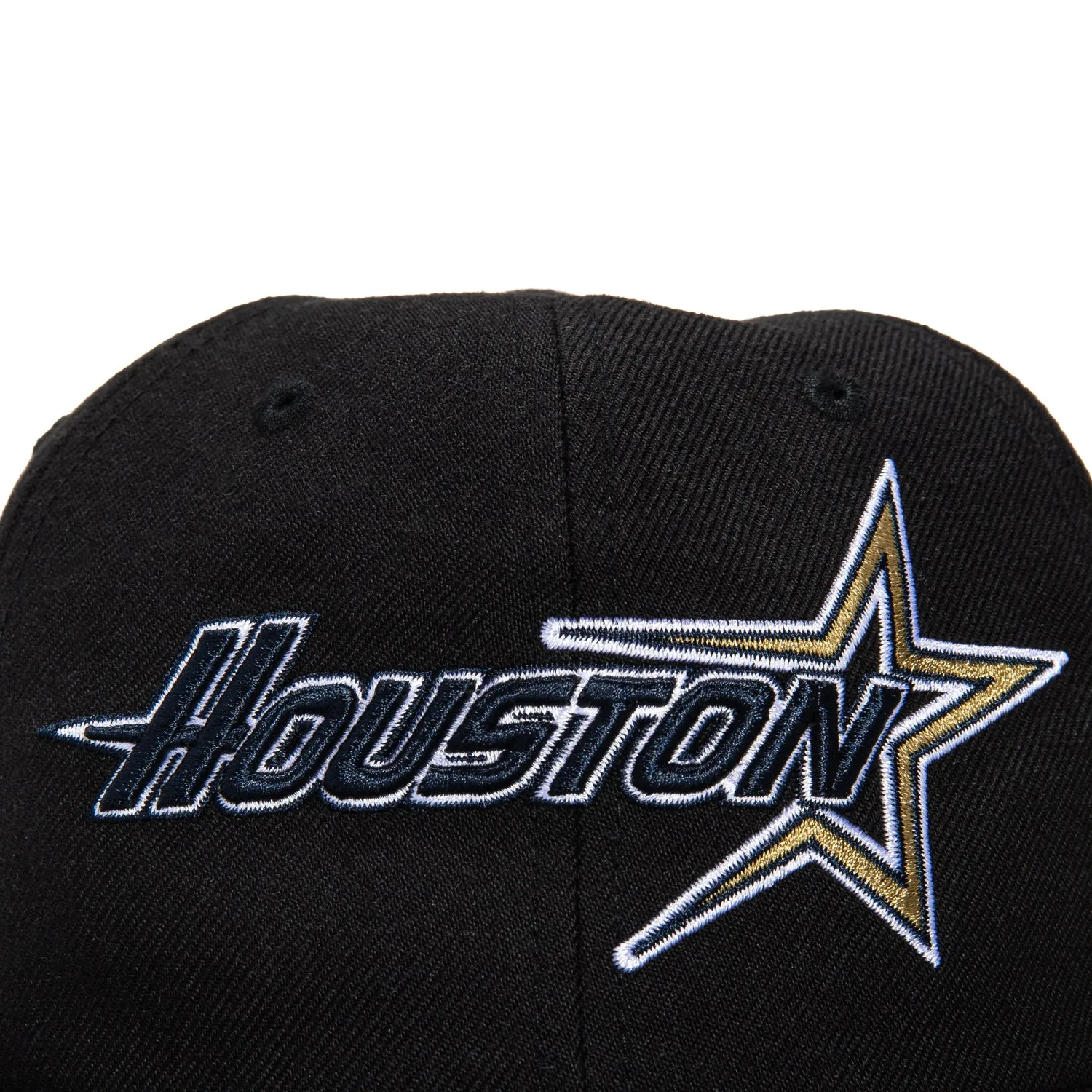 47 Brand Black Dome Sureshot Captain Houston Astros 35th Anniversary Patch Snapback Word Hat - Black