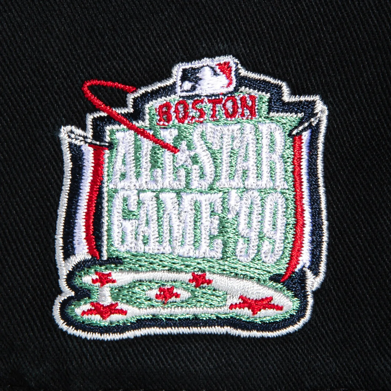 47 Brand Dark Glow Boston Red Sox 1999 All Star Game Patch Cleanup Adjustable Hat - Black, Graphite