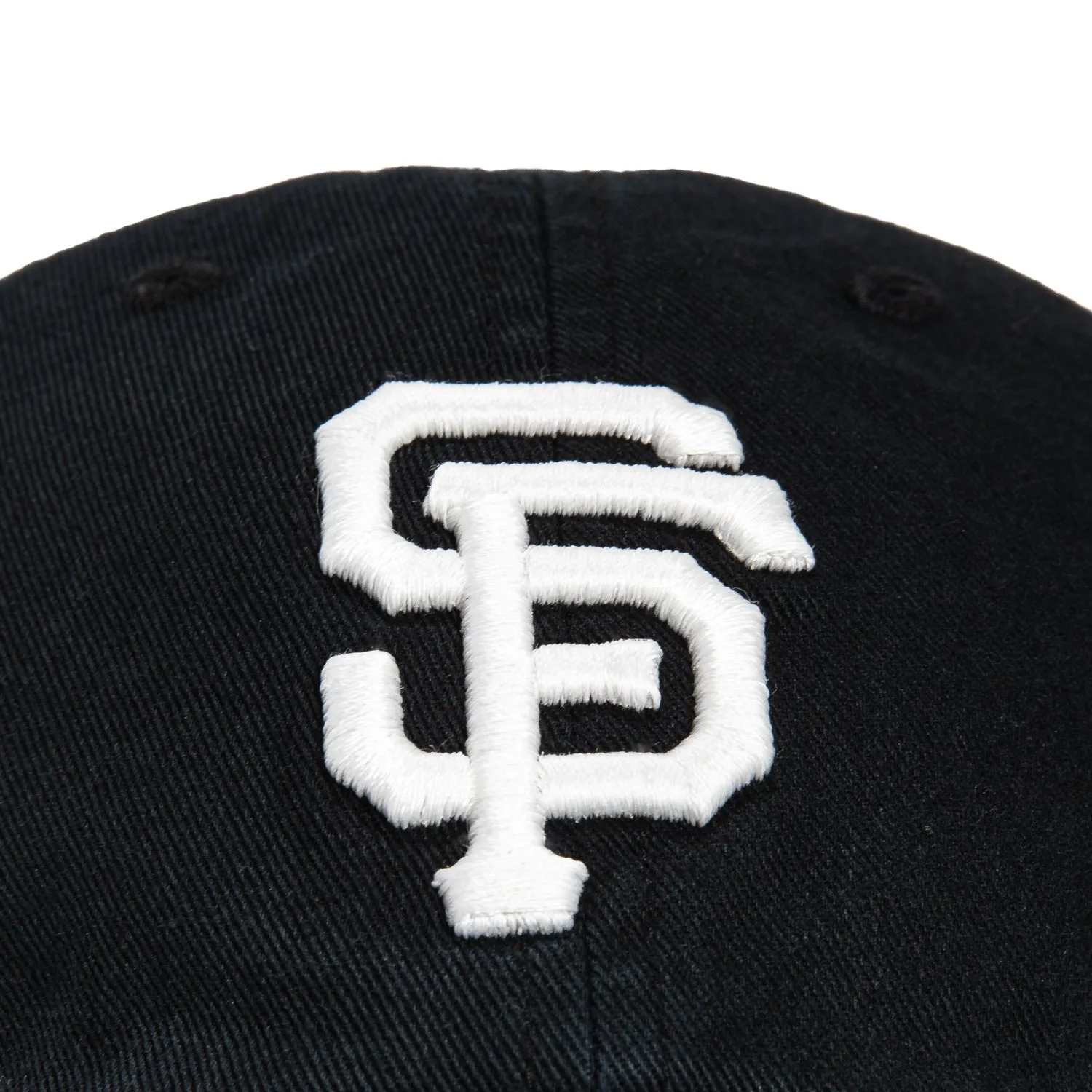 47 Brand Dark Glow San Francisco Giants 1989 World Series Patch Cleanup Adjustable Hat - Black, Graphite