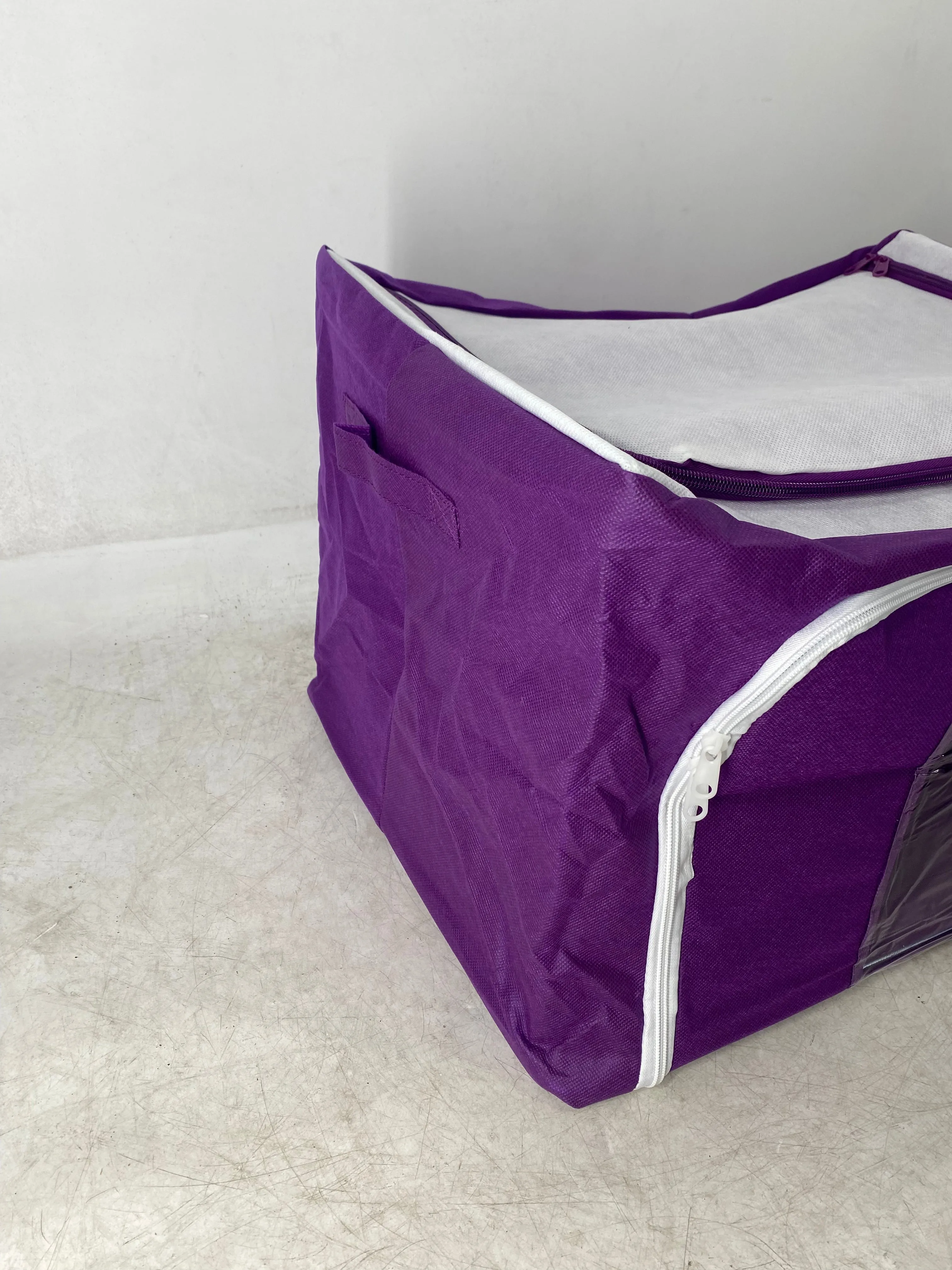 51Cm X 34Cm Foldable Clothing Storage Bags Organizer Ha-37 Purple