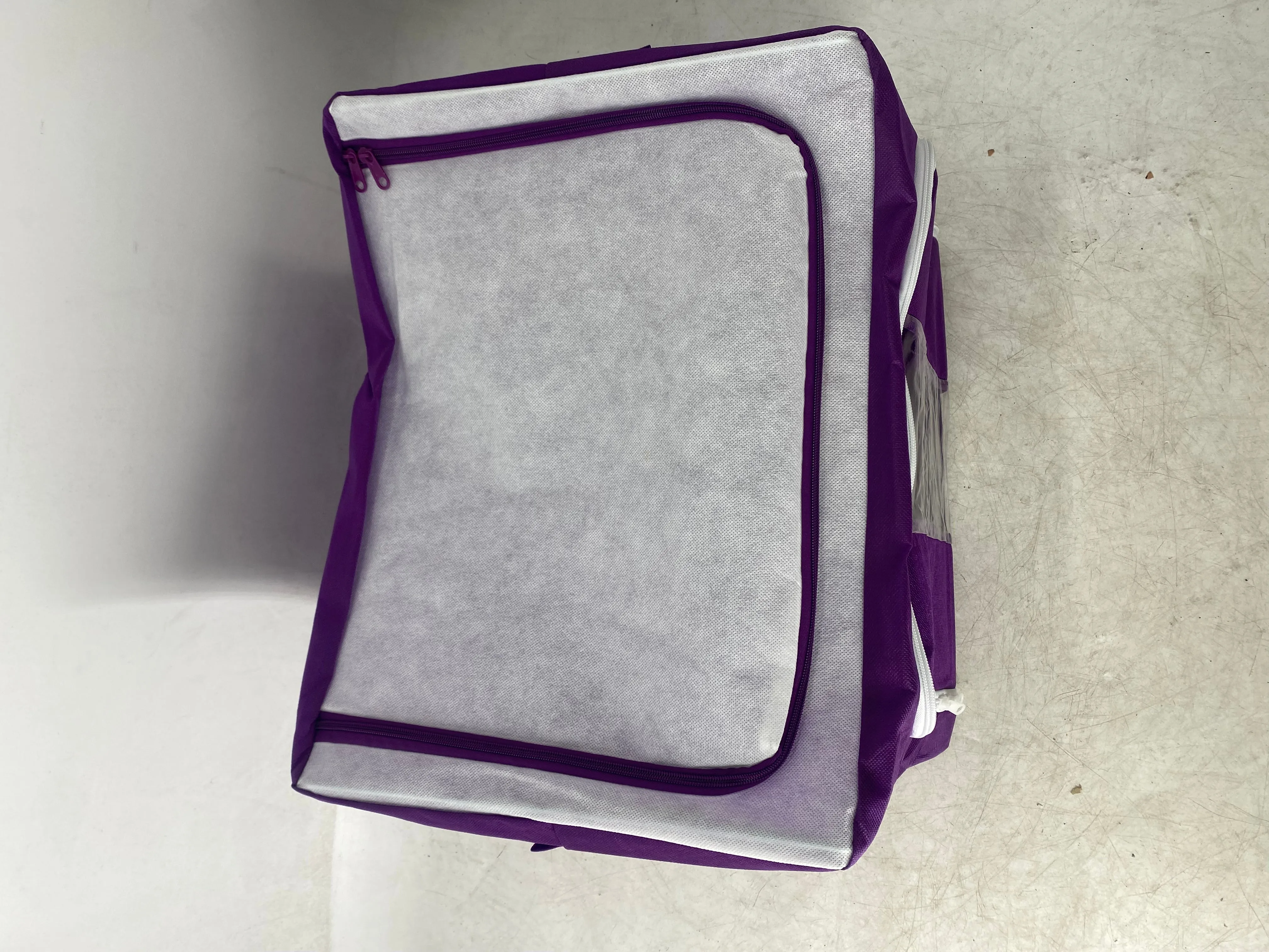 51Cm X 34Cm Foldable Clothing Storage Bags Organizer Ha-37 Purple