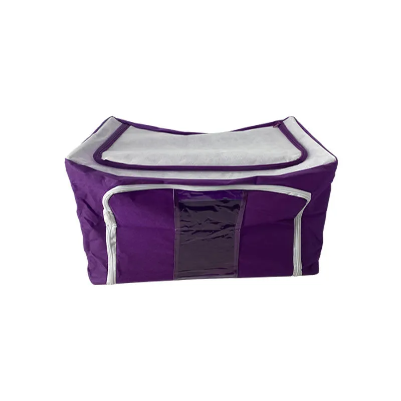 51Cm X 34Cm Foldable Clothing Storage Bags Organizer Ha-37 Purple