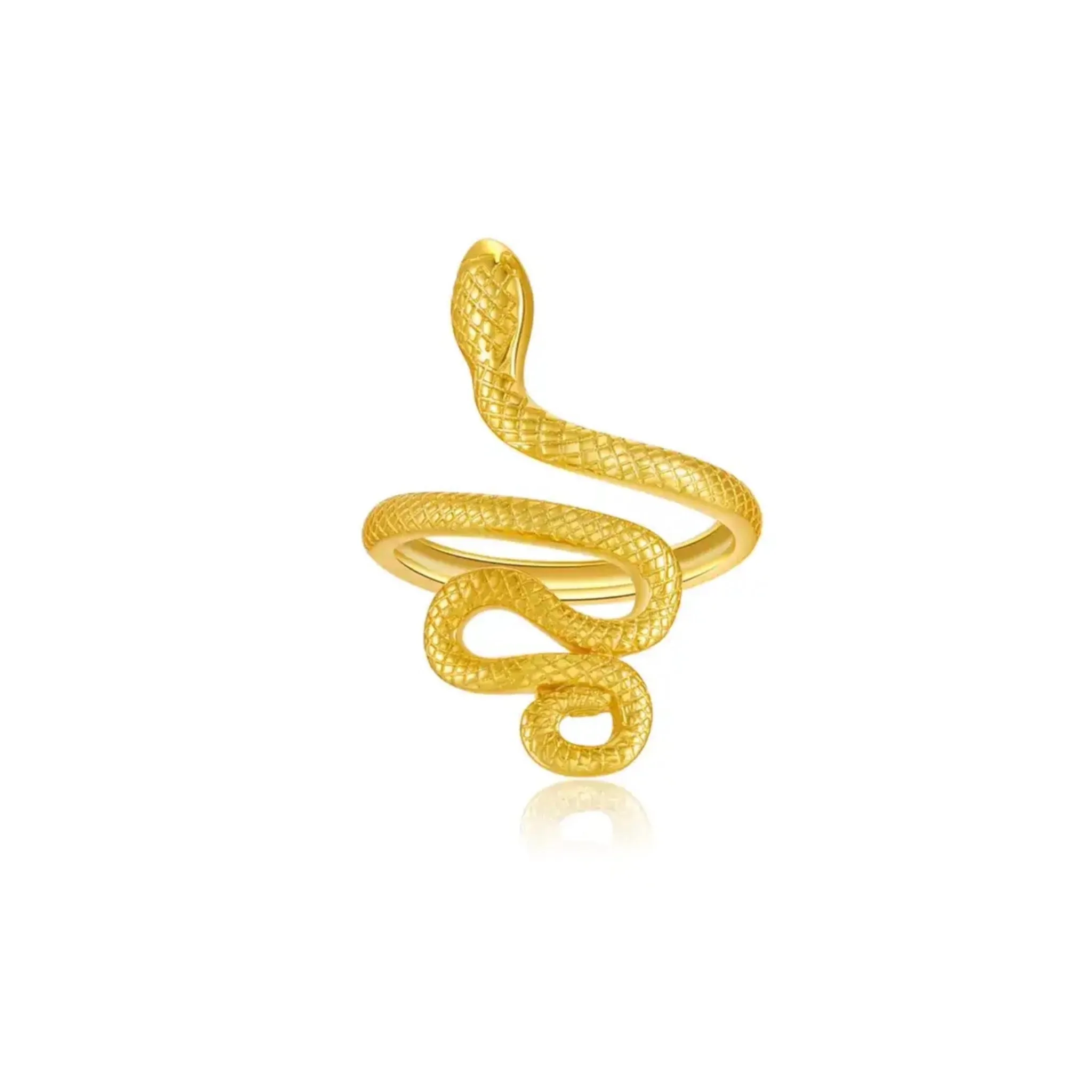 Adjustable Cobra Snake Ring