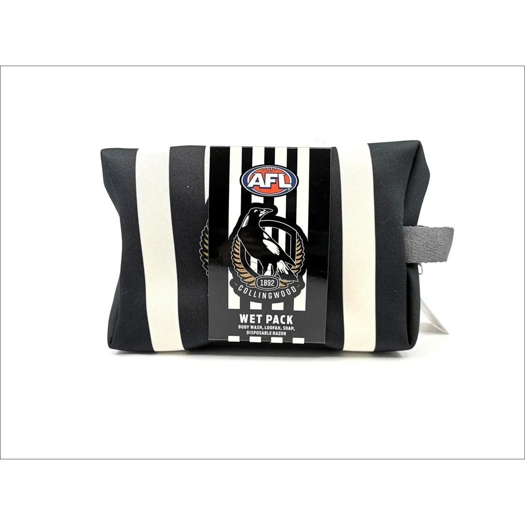 AFL Collingwood Magpies Toiletry Bag Gift Set