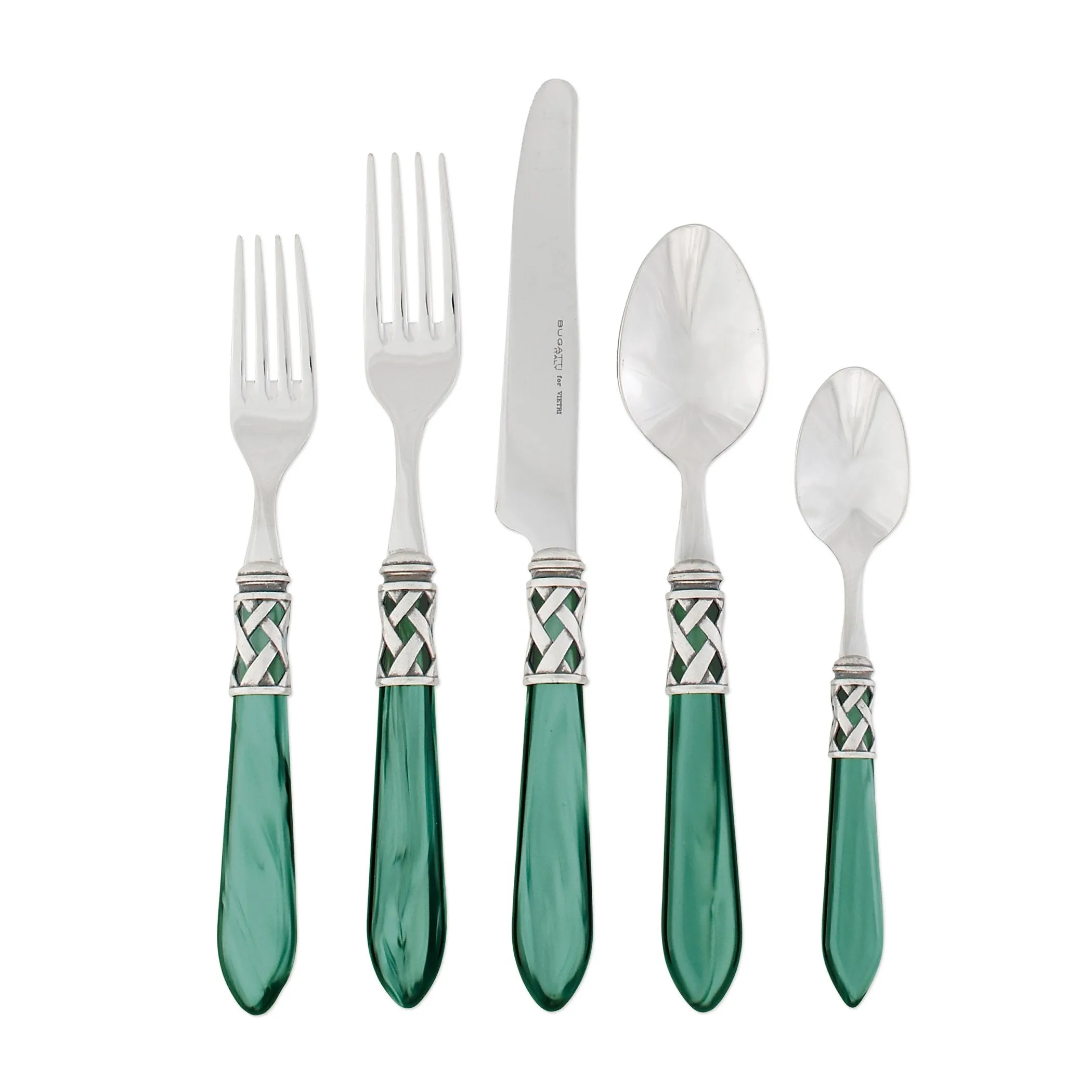 Aladdin Antique Green Five-Piece Place Setting