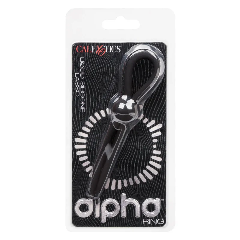 Alpha Liquid Silicone Lasso - Black