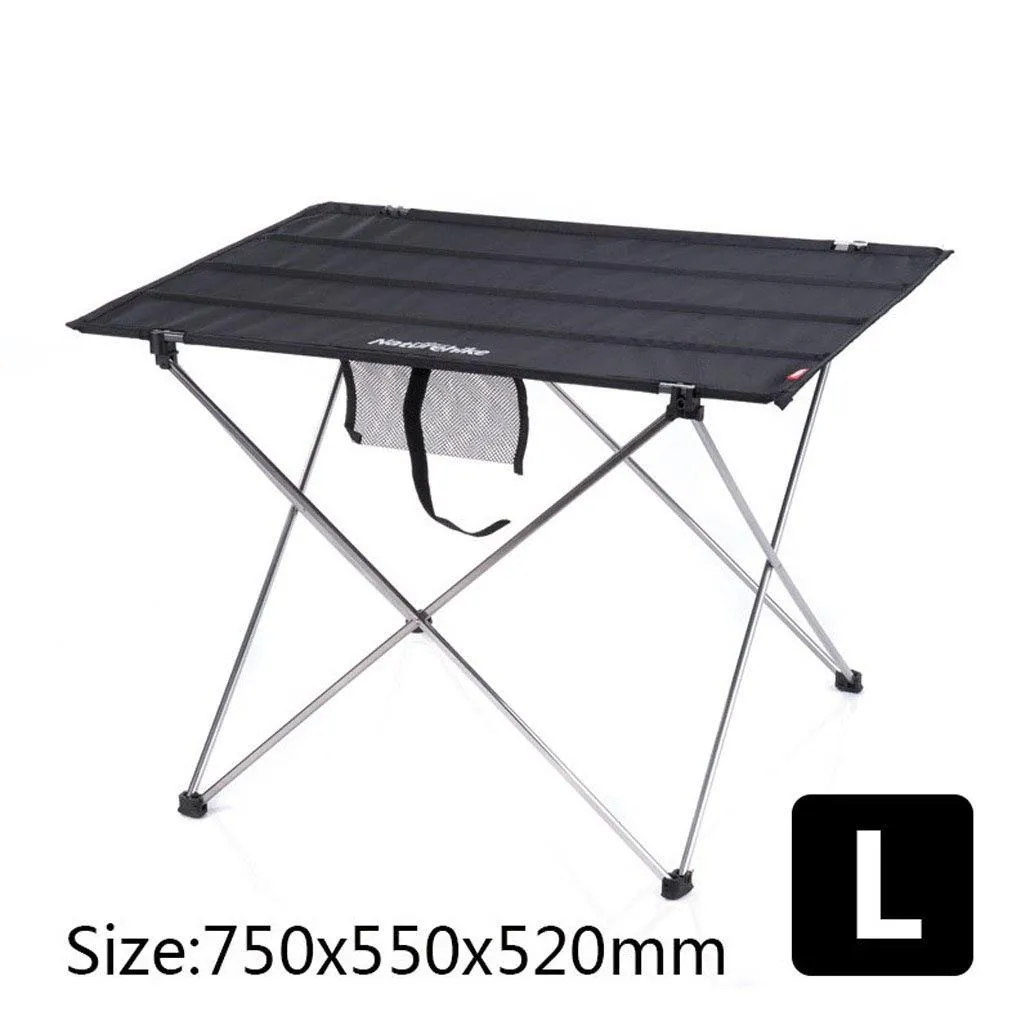 Aluminum Alloy Outdoor Folding Table Oxford Cloth Tabletop