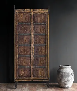 Ancient Hand Carved Marwari Door