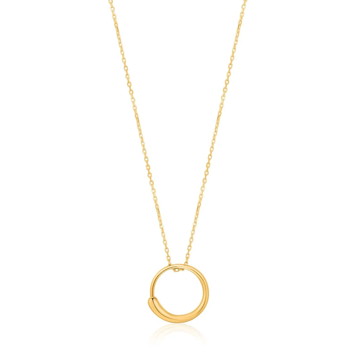 Ania Haie Luxe Circle Necklace - Gold