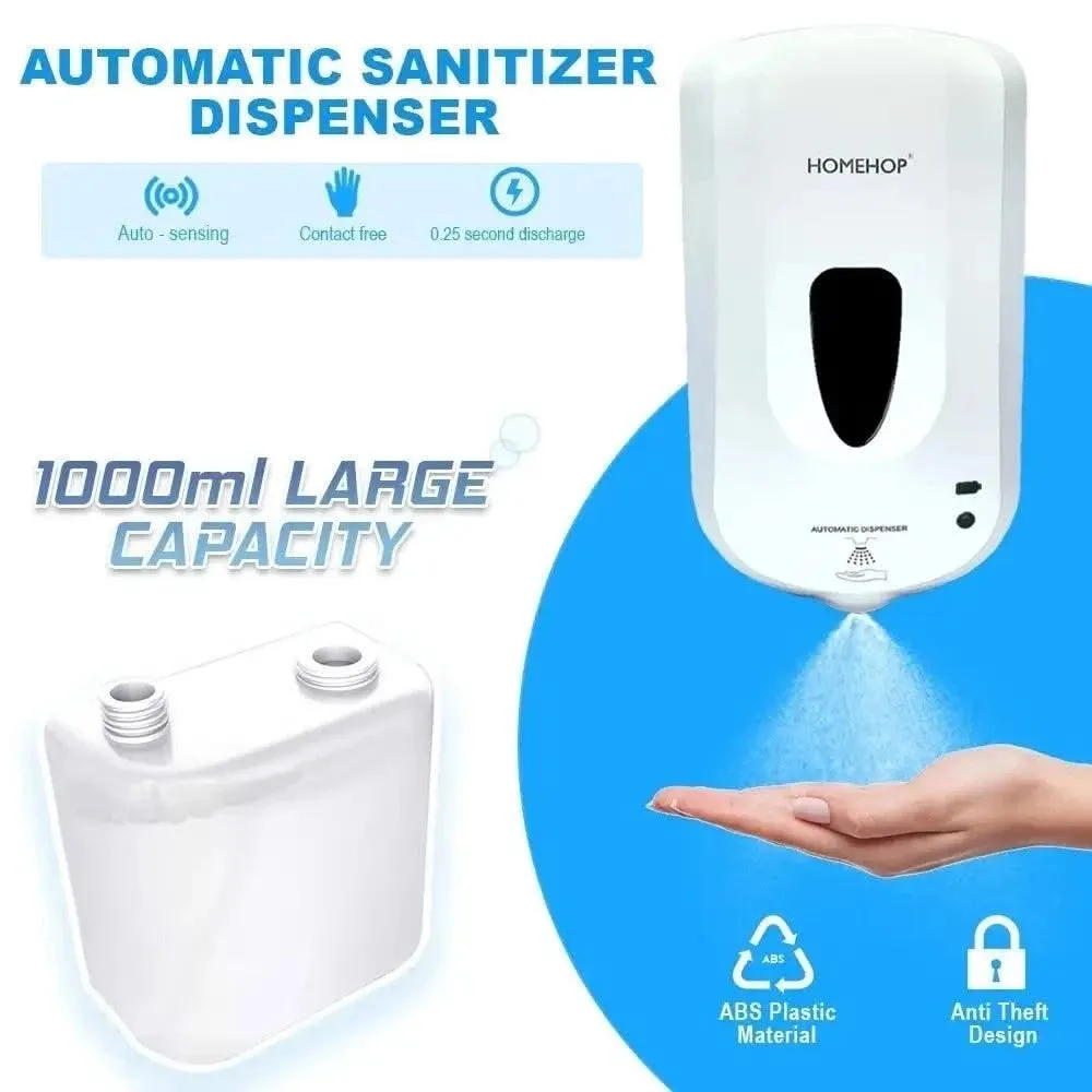 Automatic Wall Mounted Sensor Touchless Hand Sanitizer Dispenser 1000 ml