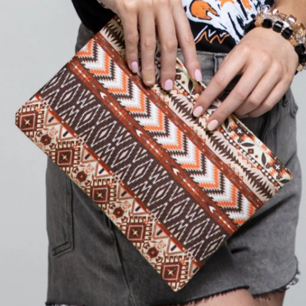 Aztec Clutch Bag