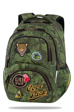 BackPack Badges Girls Green-B19157