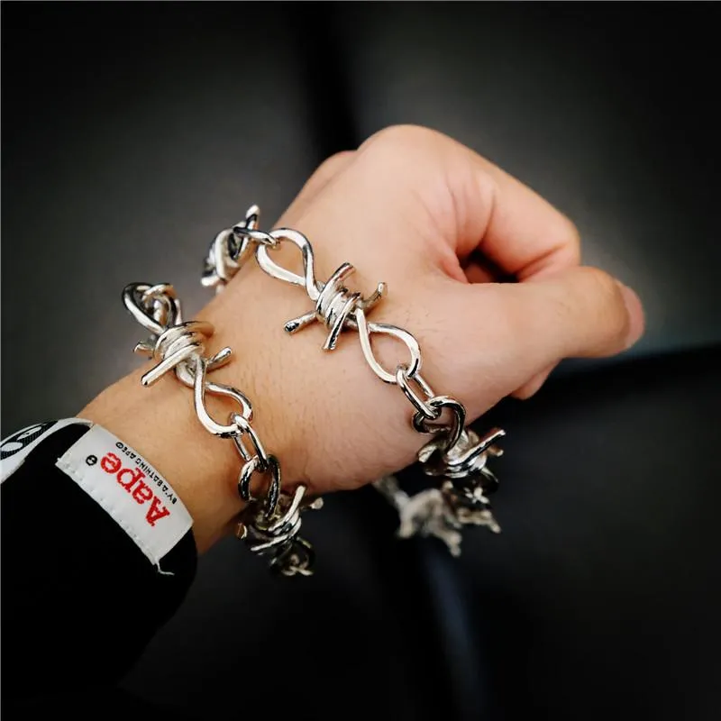 Badass Iron Thorns Pants Chain Hip Hop Punk Wallet Chain Biker Wallet Chain For Men