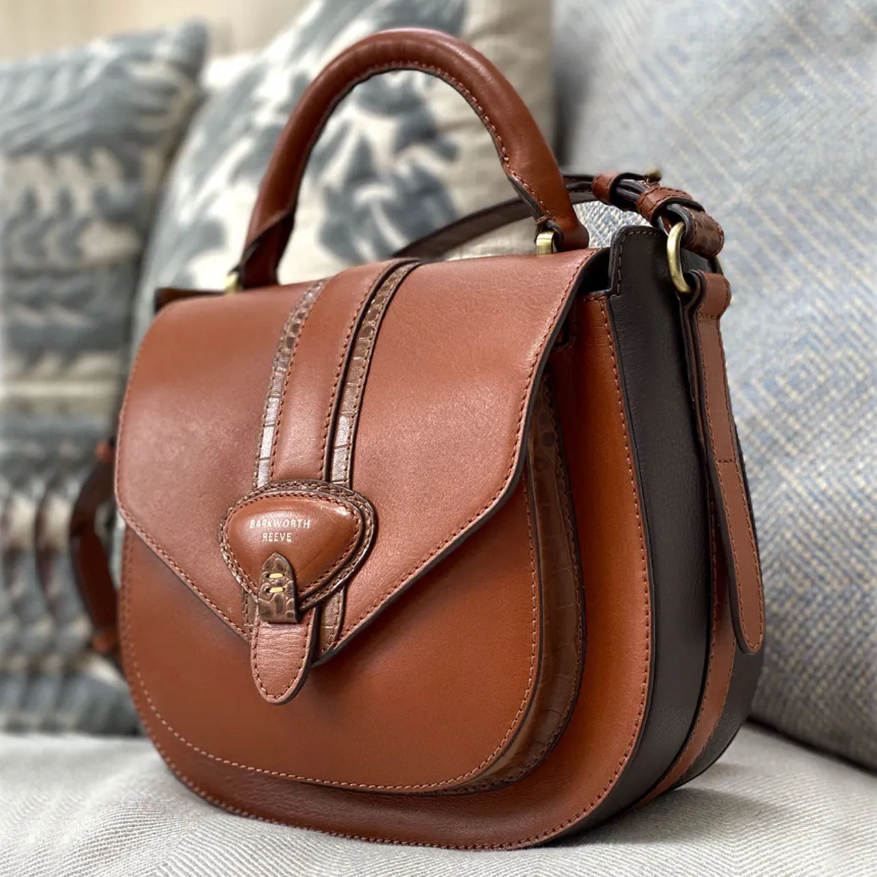 Barkworth Reeve Belton Leather Saddle Bag