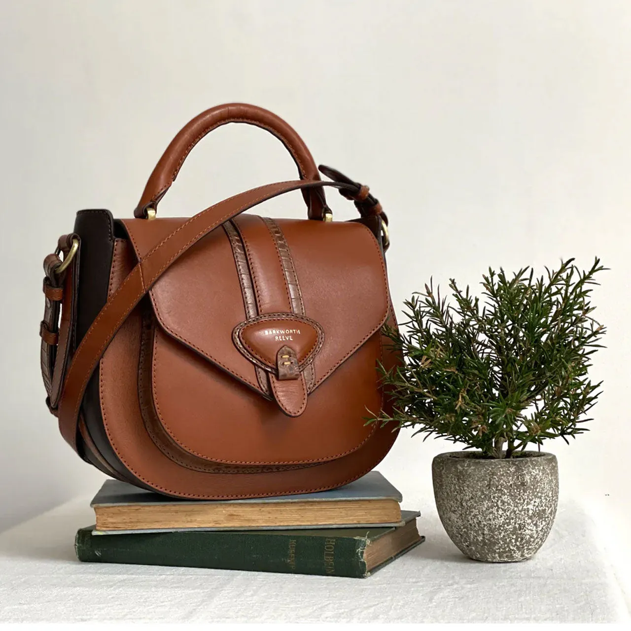 Barkworth Reeve Belton Leather Saddle Bag