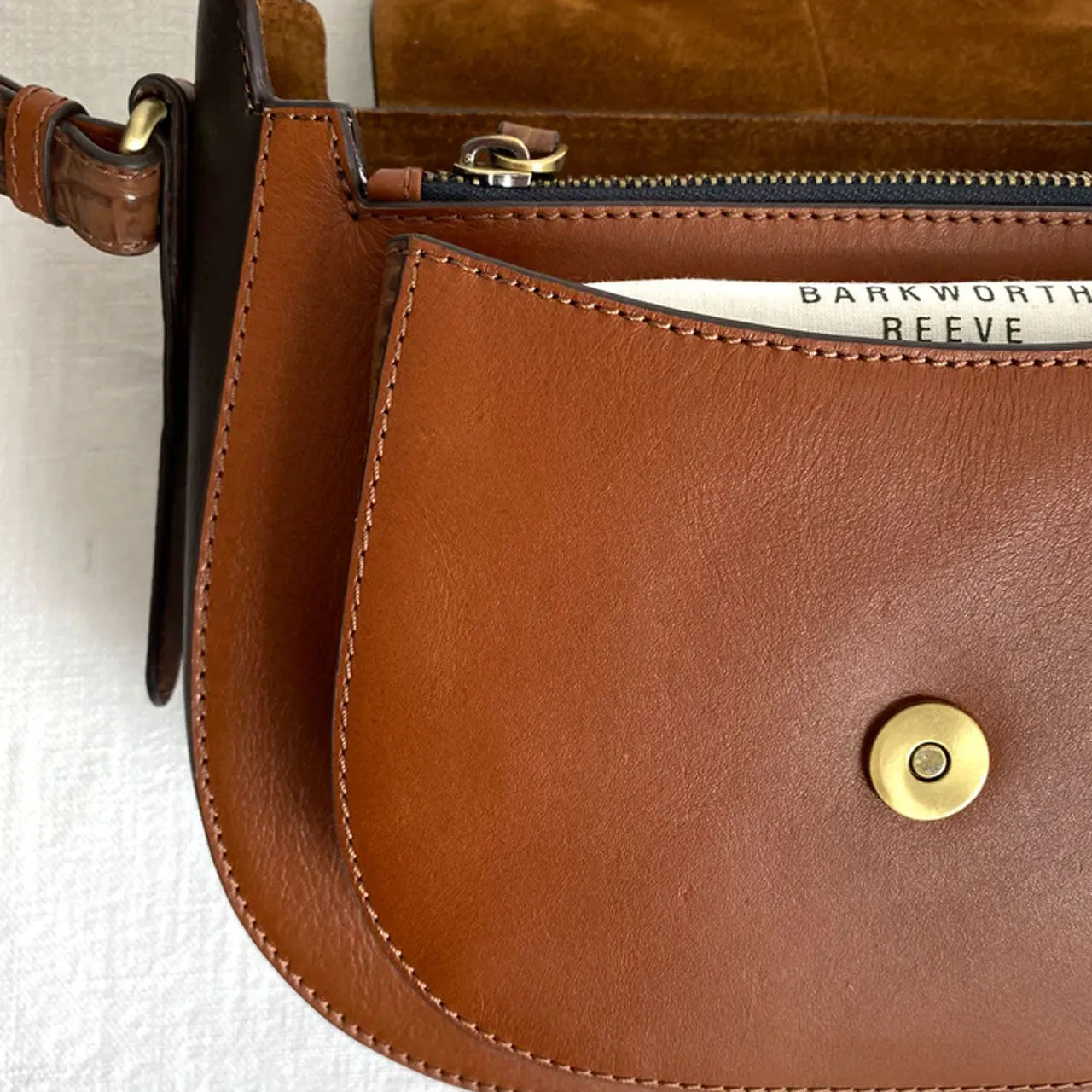 Barkworth Reeve Belton Leather Saddle Bag