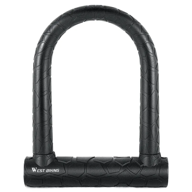 Bicycle U Lock 2 Keys Anti-theft Safety MTB Road Bike Padlock Motorcycle Scooter Bicycle Lock Cycling Accessories