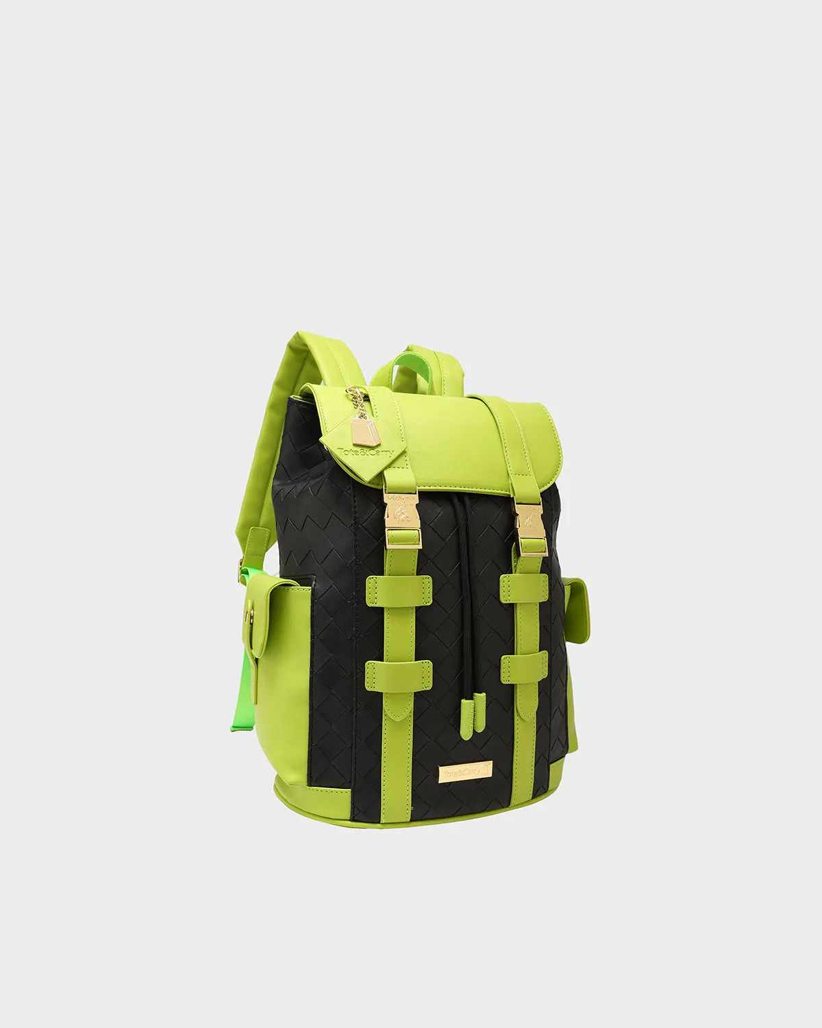 Bodega Explorer Kid's Backpack in Black & Slyme