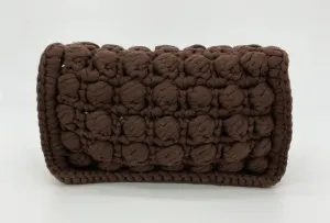 Bottega Veneta Brownie Classic Brown Crochet Flap Bag