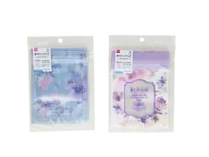 Bottom Gusset Zipper Bags Blurred Flower 5.11in x 6.69in x 3.14in