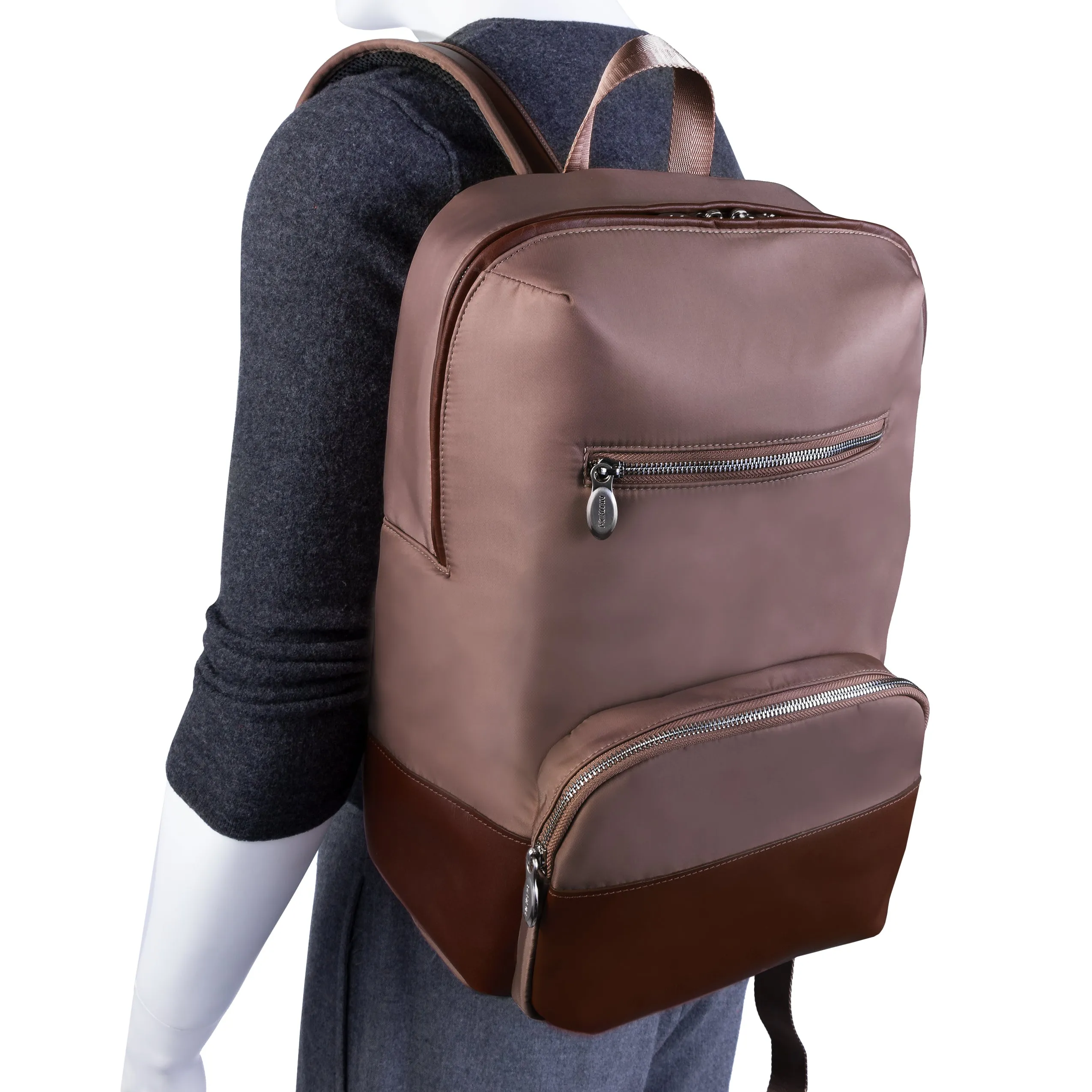 BROOKLYN | 15” Nylon Contour Laptop Backpack