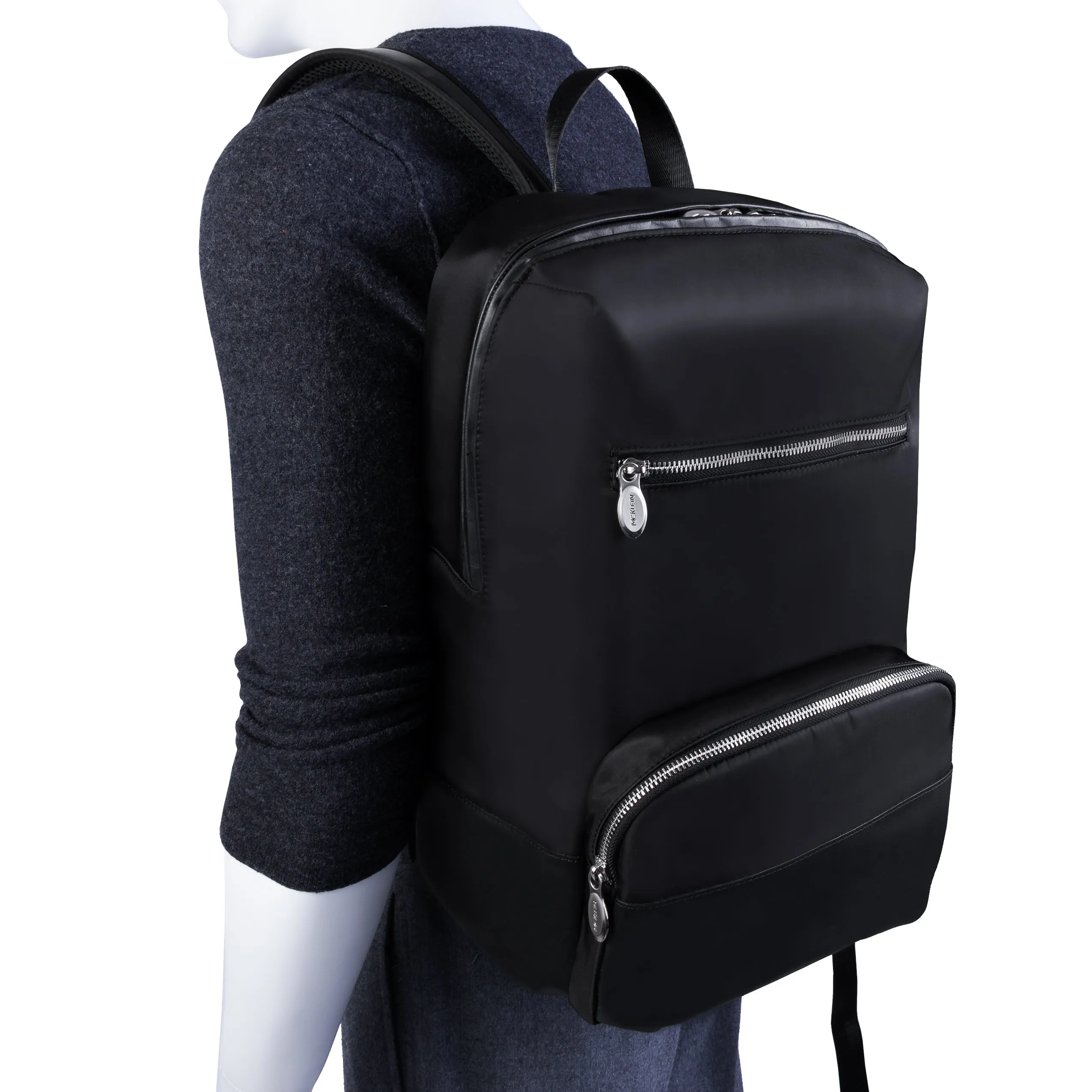 BROOKLYN | 15” Nylon Contour Laptop Backpack