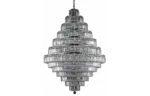 C121-2038G42C/RC - Regency Lighting: Maxime 38 light Chrome Chandelier Clear Royal Cut Crystal