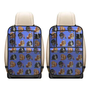 Cavalier King Charles Spaniel Car Seat Back Organizers (2 Pack) - All