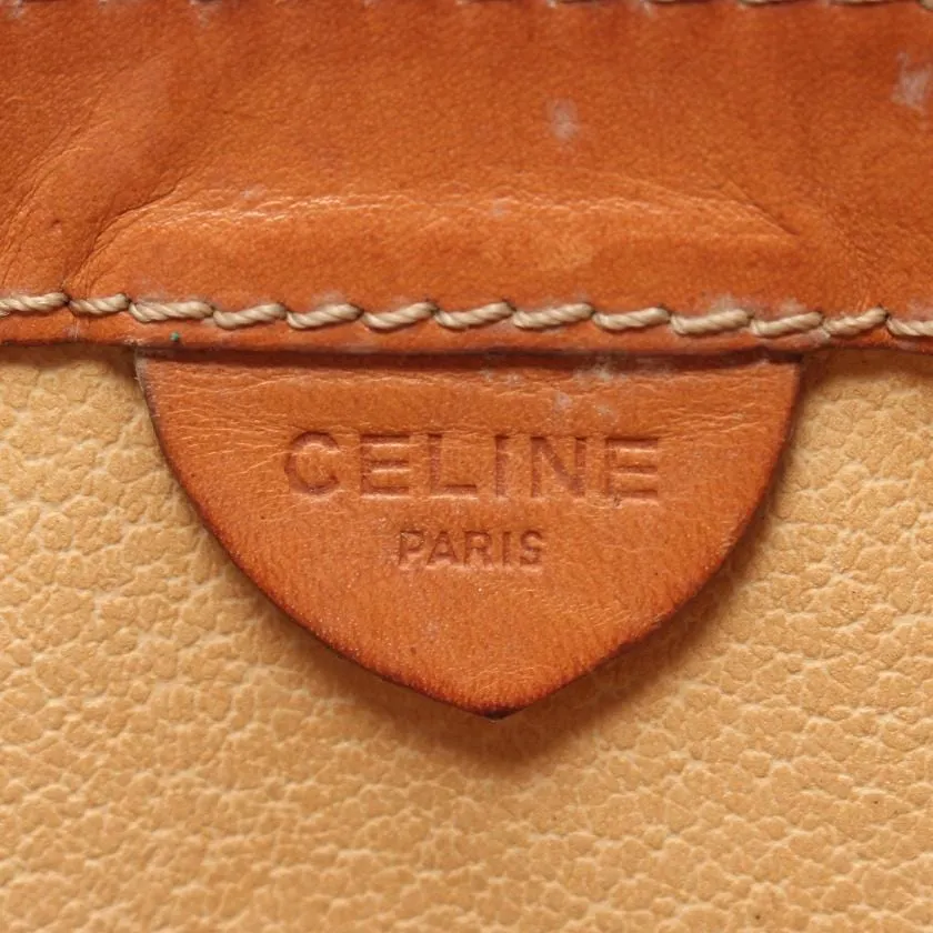 Celine Macadam Brown Saddle Box Bag - AWL4116