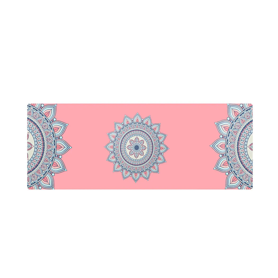 Centra Yoga Mat Foldable Non-Slip Exercise Pink