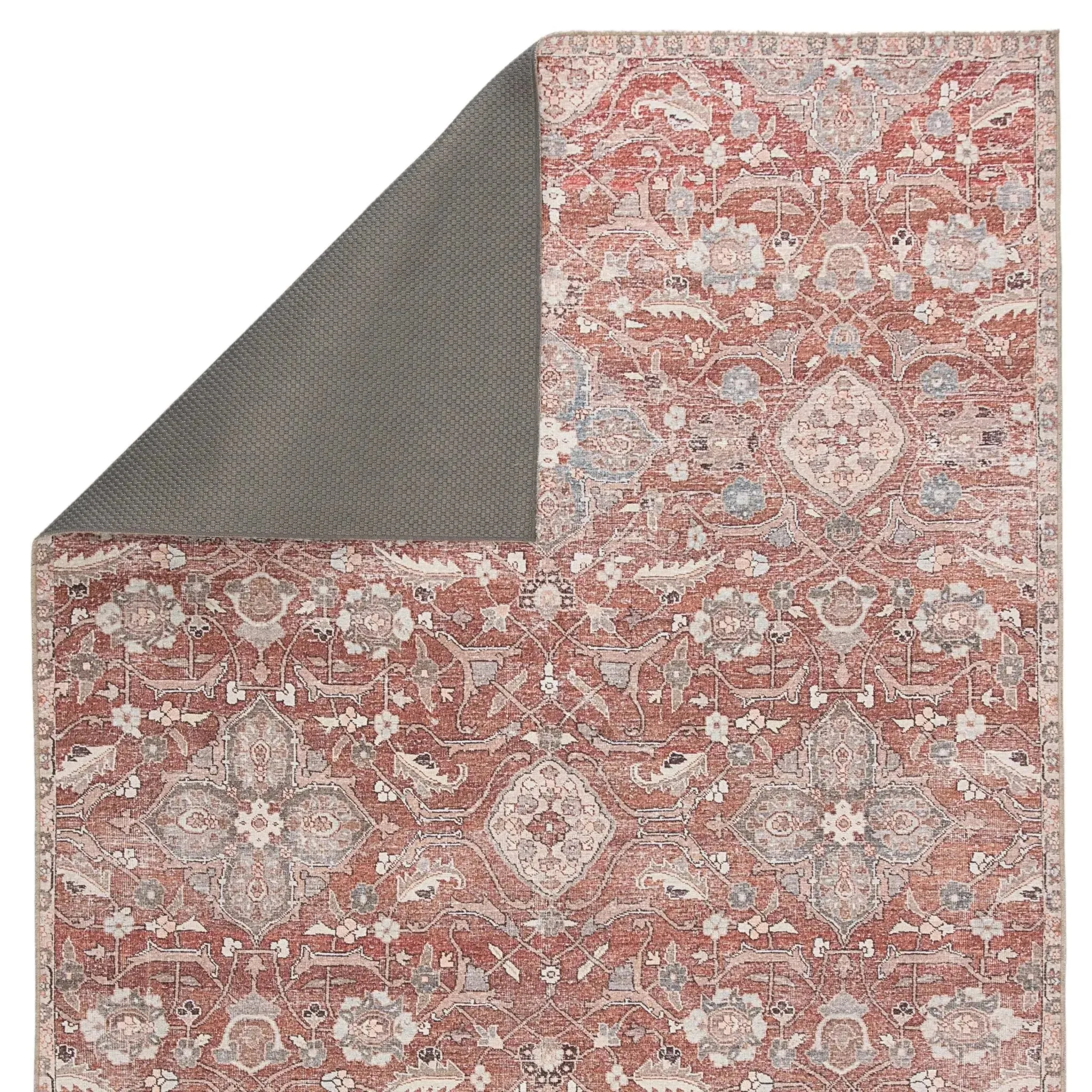 Chateau CHT02 Red/Gray Rug