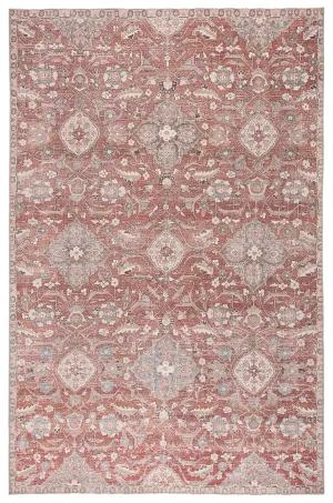 Chateau CHT02 Red/Gray Rug