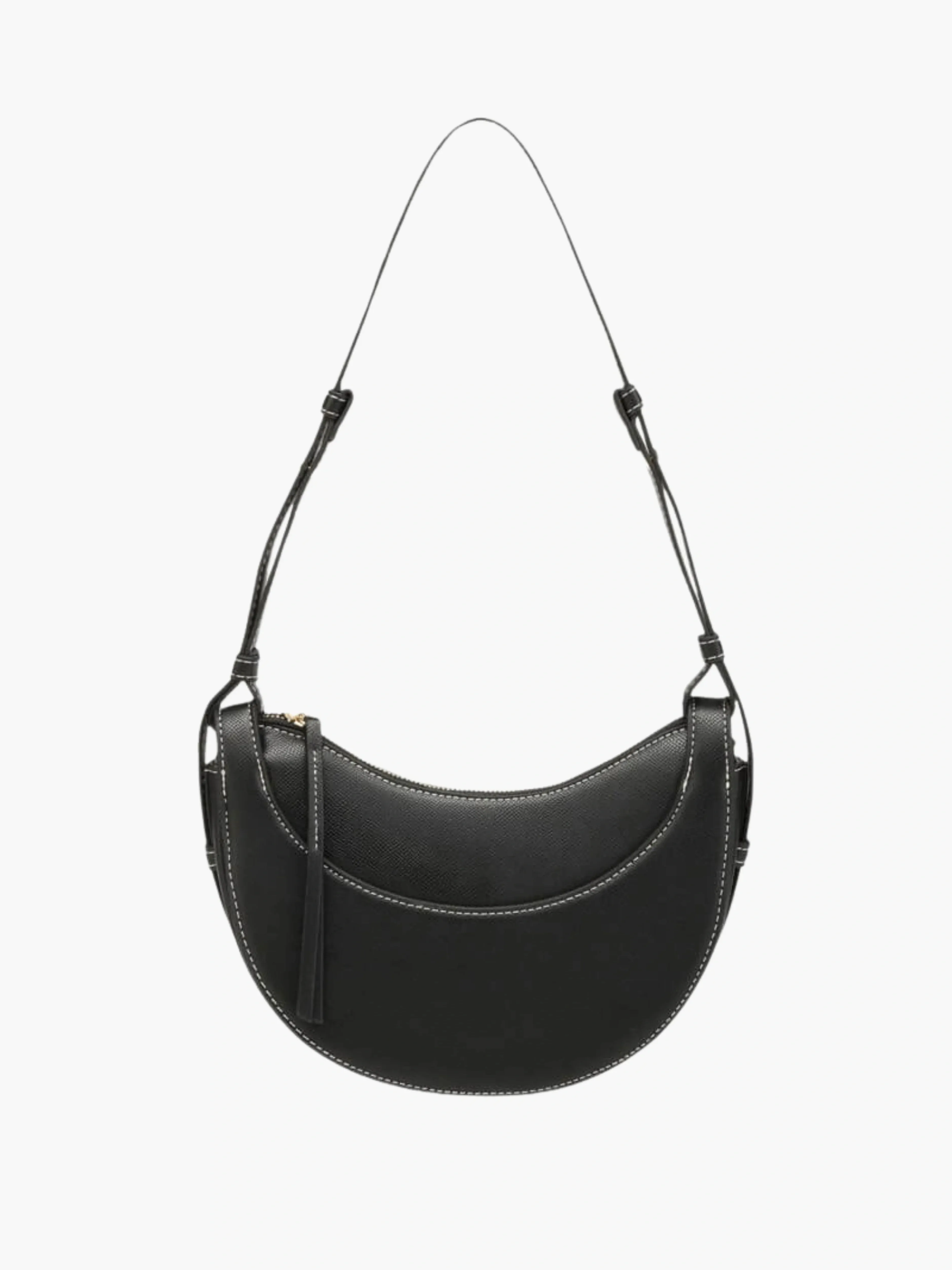 Classic Saddle Leather Crescent Bag