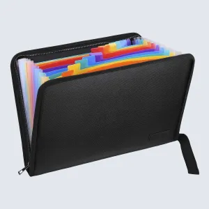 Colorful pocket file organizer