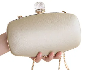 Crystal Closure Clutch Bag