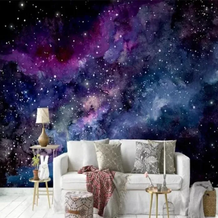 Custom Wallpaper Mural Fantasy Starry Sky (㎡)