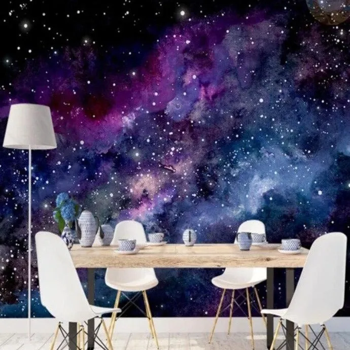 Custom Wallpaper Mural Fantasy Starry Sky (㎡)