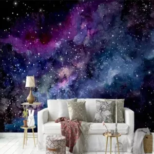 Custom Wallpaper Mural Fantasy Starry Sky (㎡)