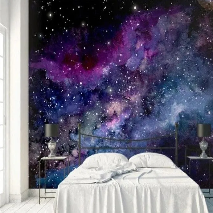 Custom Wallpaper Mural Fantasy Starry Sky (㎡)