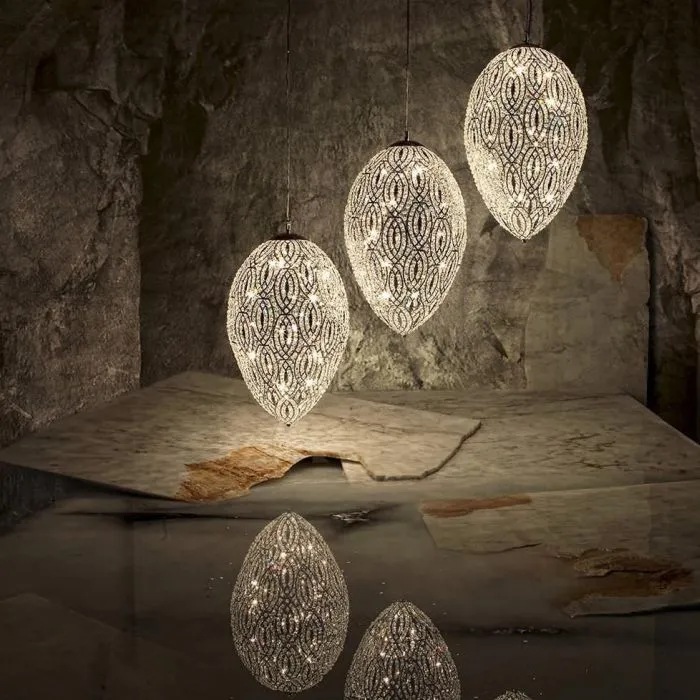 Customizable Modern Cluster Chandelier With Asfour Crystals