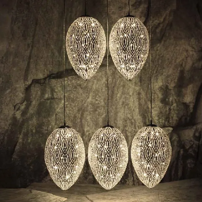 Customizable Modern Cluster Chandelier With Asfour Crystals