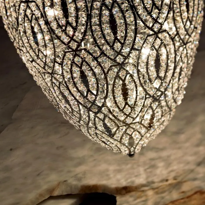 Customizable Modern Cluster Chandelier With Asfour Crystals