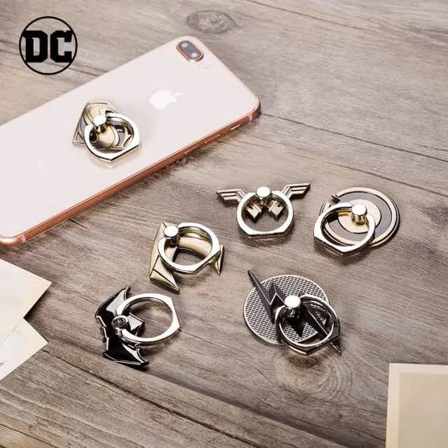 DC Justice League 360° Rotating Anti-drop Full Metal Finger Ring Grip Phone Holder