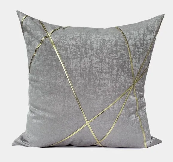 Decorative Modern Pillows for Couch, Modern Pillows for Living Room, Grey Modern Sofa Pillows Covers, Modern Sofa Cushion