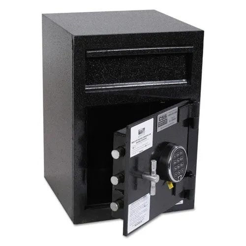 Depository Security Safe, 0.95 Cu Ft, 14 X 15.5 X 20, Black